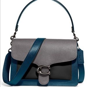 Coach tabby shoulder bag in colour block granite multi NWOT